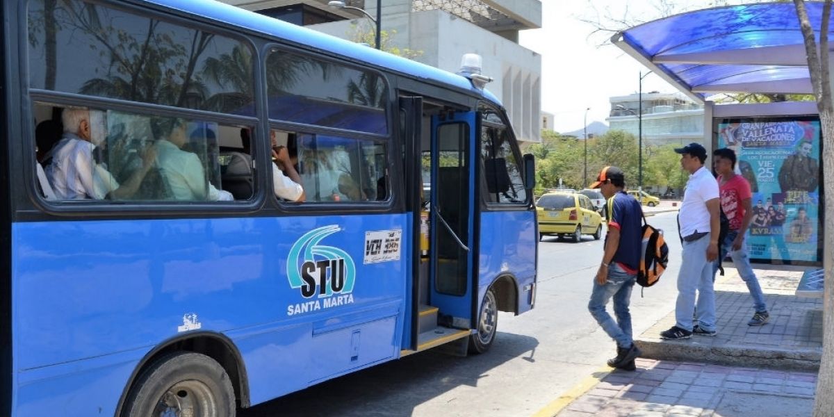 Aumento de la tarifa de buses en Santa Marta. 