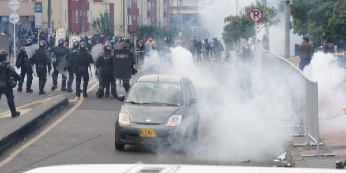 Manifestaciones en Bogotá