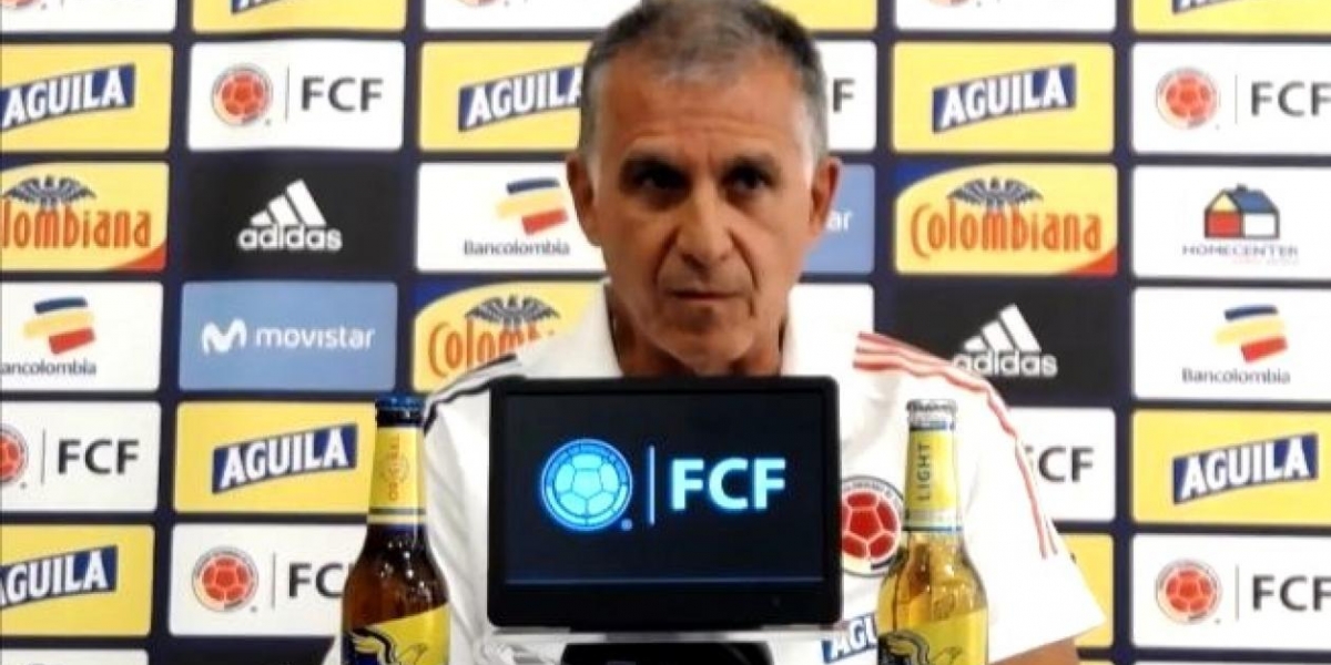 Captura de pantalla Carlos Queiroz, técnico de la Selección Colombia.