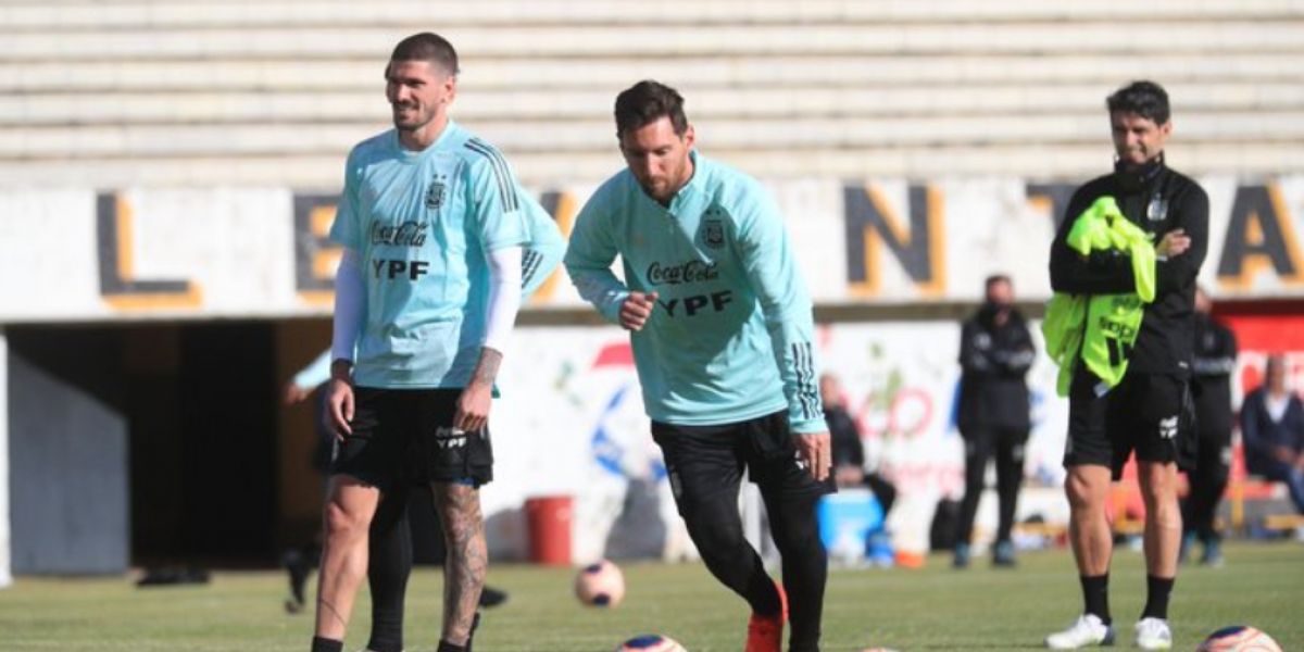 Argentina visita a Bolivia. 