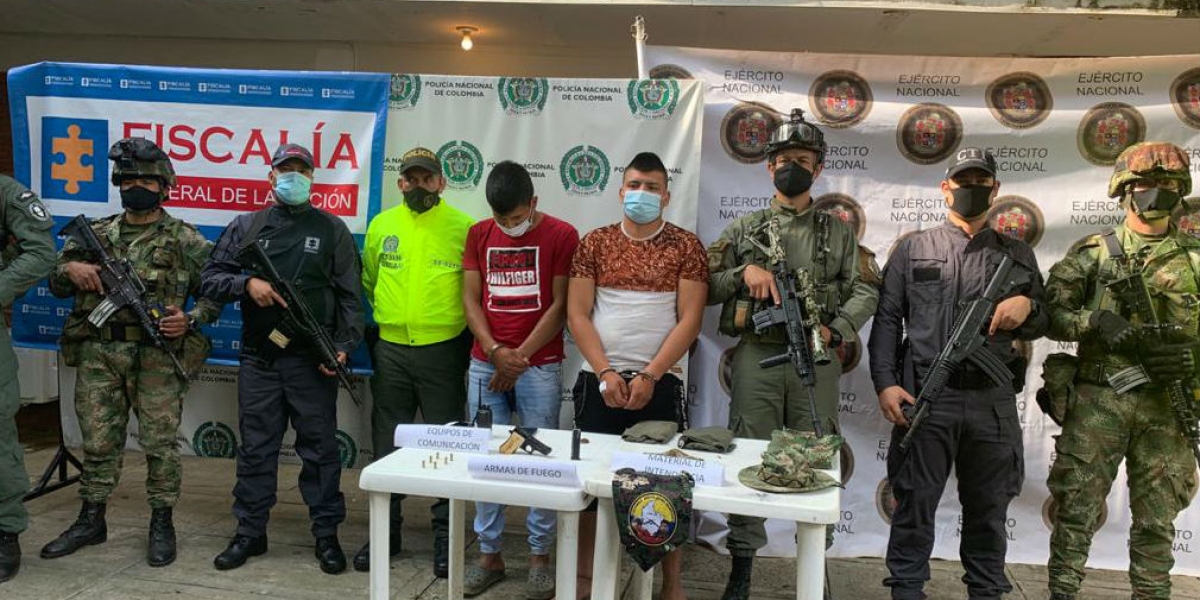 Fiscalía Breiner Orlando Daza Daza, alias Chuky, y Sebastián Mestizo Daza, alias Sebastián.
