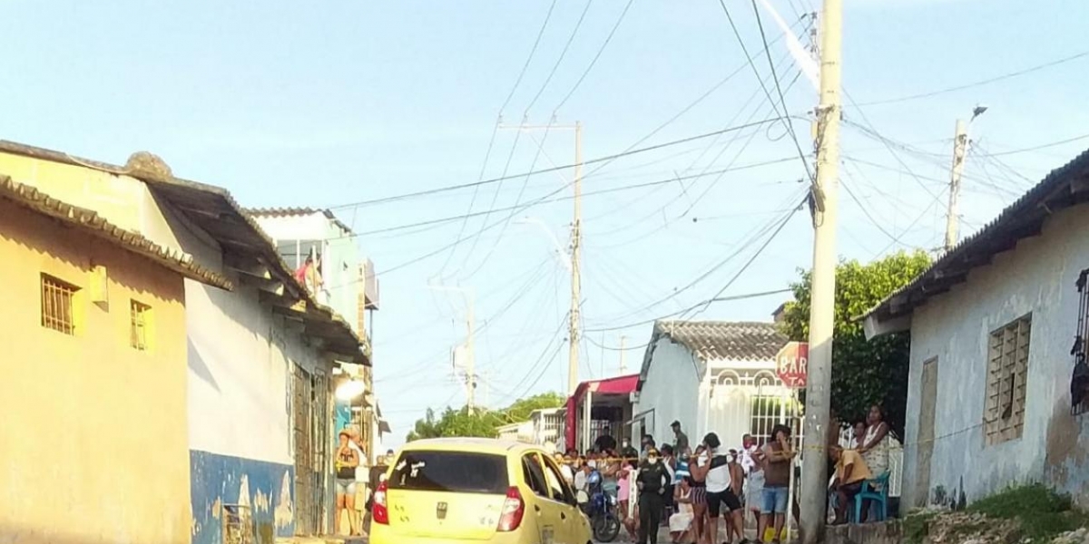 Zona Cero Lugar donde fue asesinado Eder Enrique Paz García.