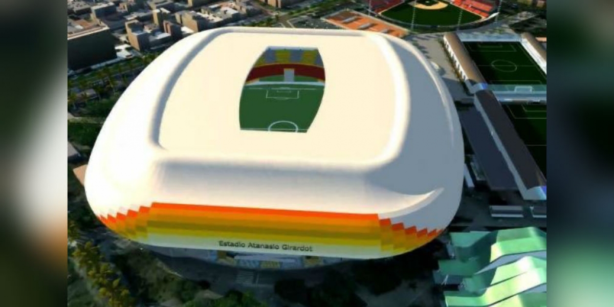 Diseño del Estadio Atanasio Girardot.