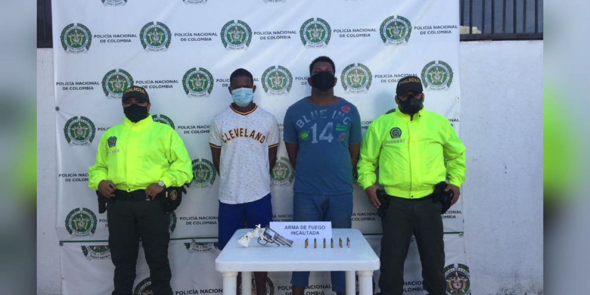 Policía Alias 'Leche' y alias 'Caldero'.