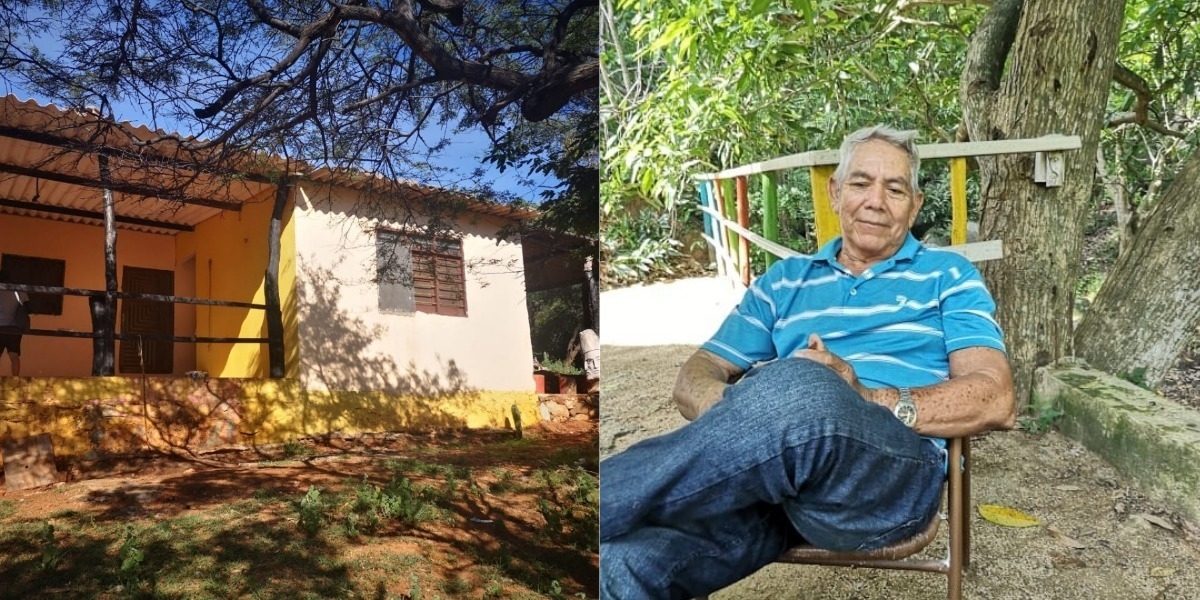 Álvaro Peña Cantillo, un anciano de 73 años, nativo del corregimiento de Taganga.