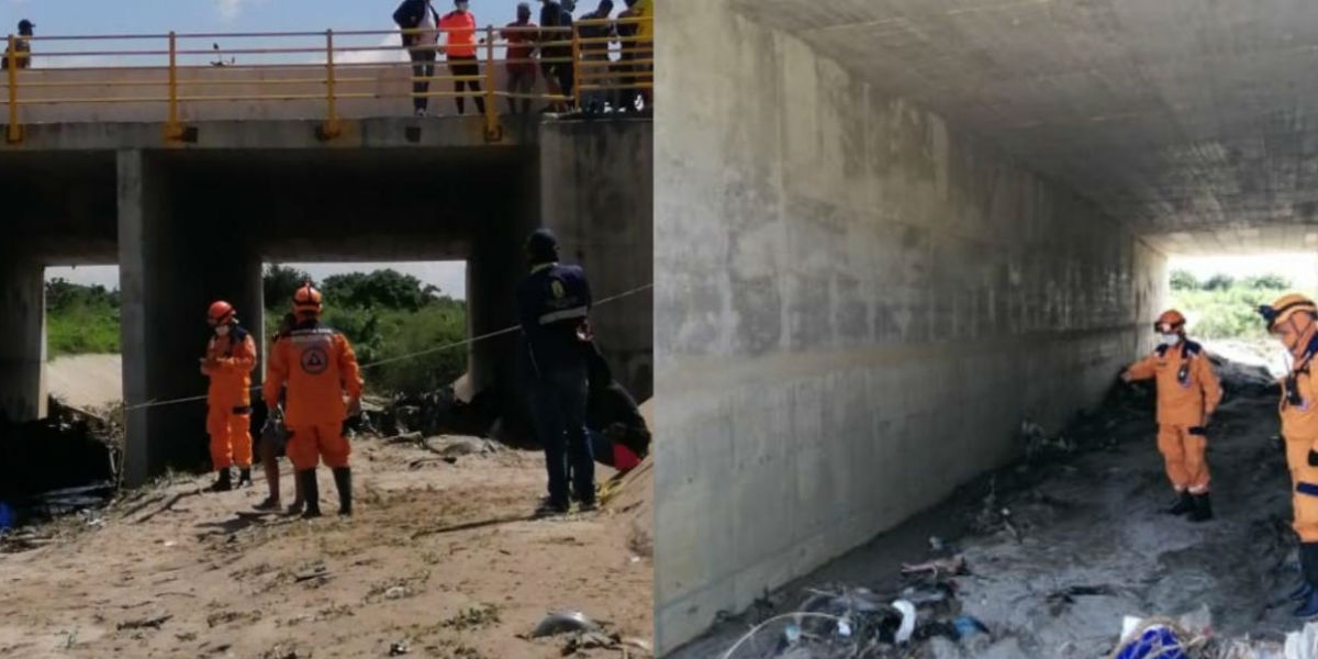 Zona Cero Rescate del cuerpo de menor.