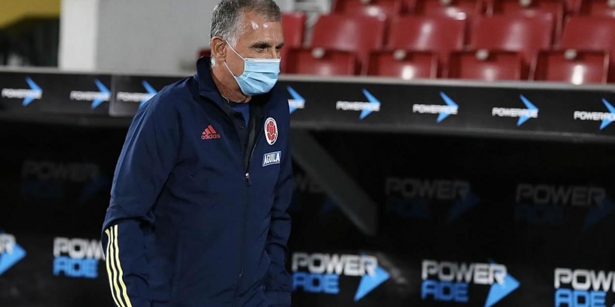 FCF Carlos Queiroz, técnico de la Selección Colombia.