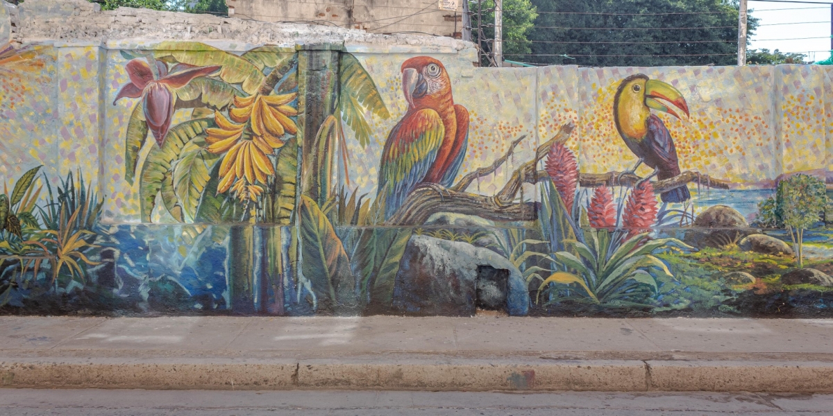 Cortesía Murales en el Centro Histórico de Santa Marta.