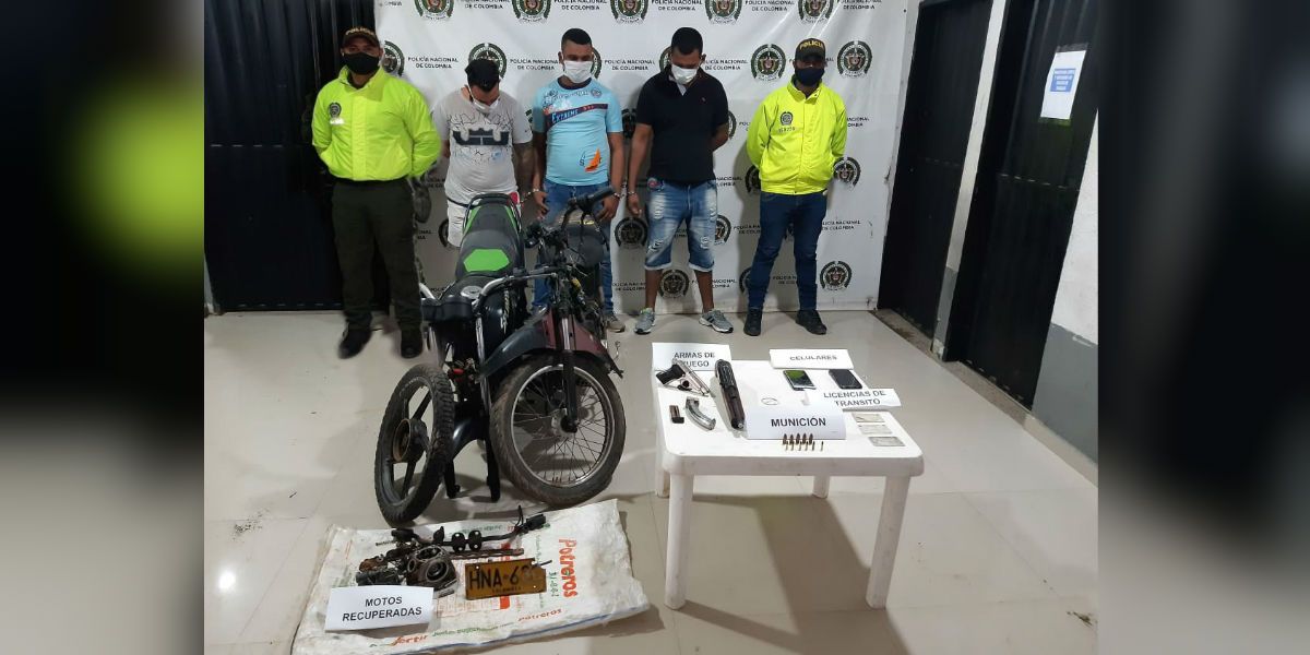 Policía del Magdalena Capturados en Guamal.
