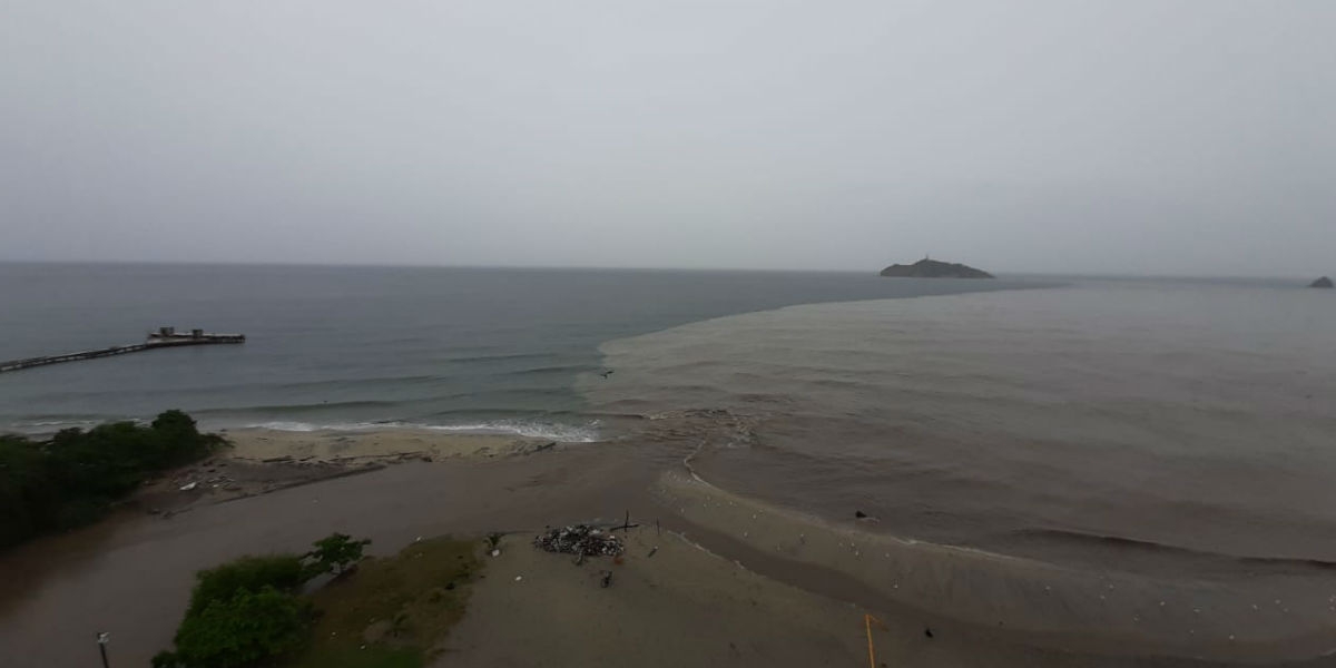 Lluvias en Santa Marta.