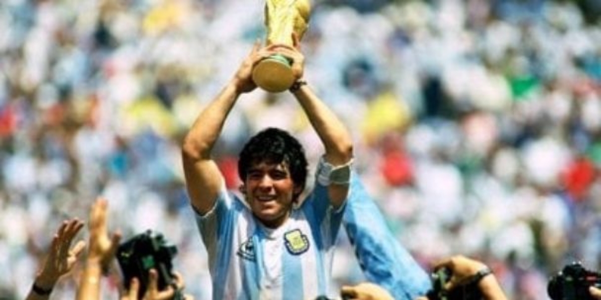 Maradona fue el principal protagonista en la segunda conquista mundial de Argentina. 