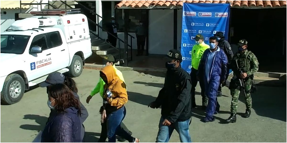 Ejército Nacional Los sujetos fueron puestos a disposición de la Fiscalía Seccional Santa Marta.