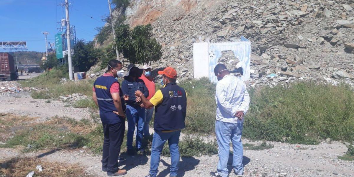 Visita al cerro Ancón en Santa Marta.