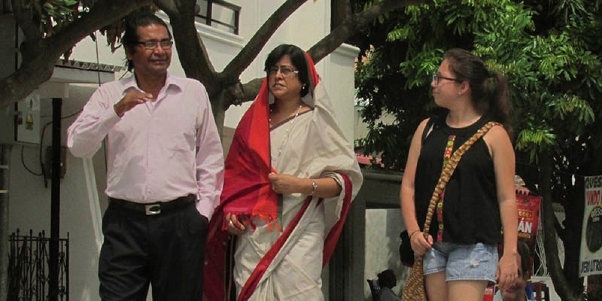 Arundhati Bhattacharya  en Aracataca