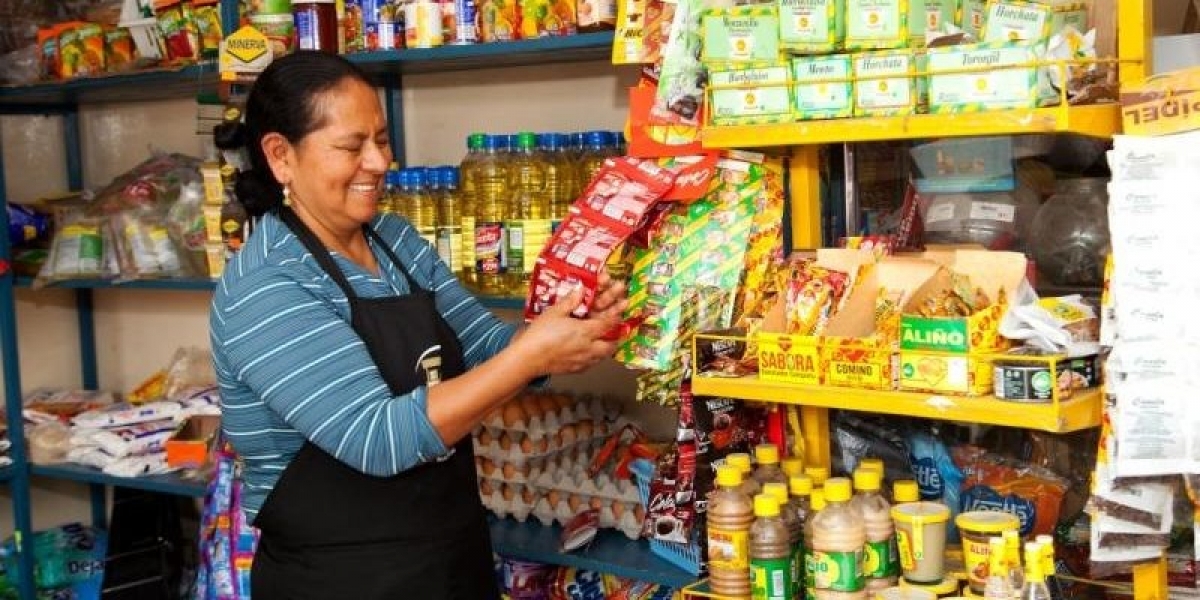 Mujeres tenderas de Colombia