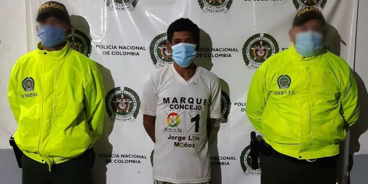 Policía del Magdalena Nemesio Enrique Sarmiento Crespo.