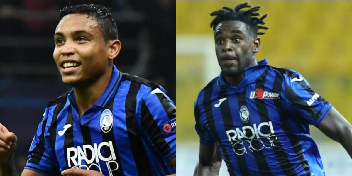 Los colombianos se hicieron presente en la goleada de la Atalanta. 