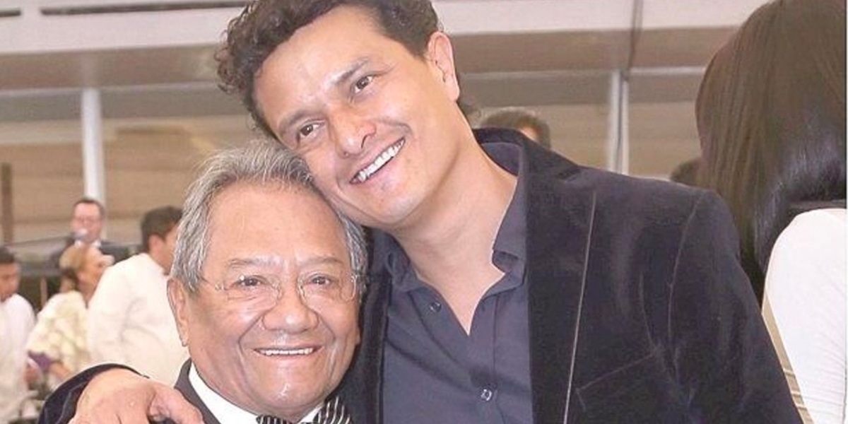 Juan Pablo y su padre Armando Manzanero