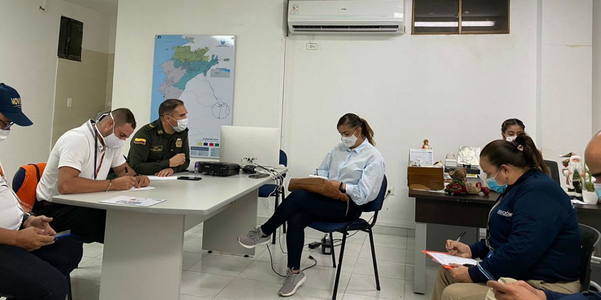 Reunión de las autoridades de seguridad del Distrito.