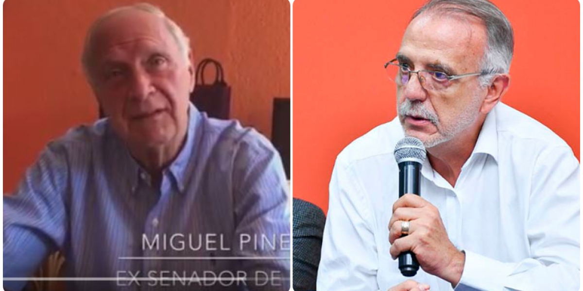 Archivo Miguel Pinedo Vidal se fue lanza en ristre contra Iván Velásquez.