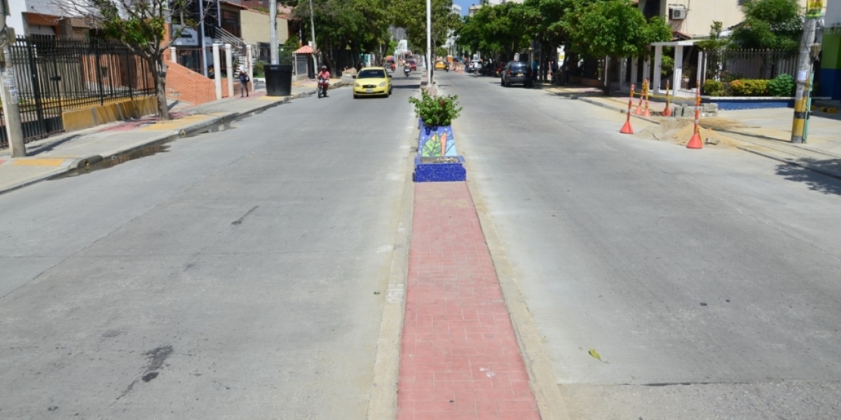 La avenida del Río, entre carrera 5 y avenida del Ferrocarril, fue una de las vías intervenidas en 2019