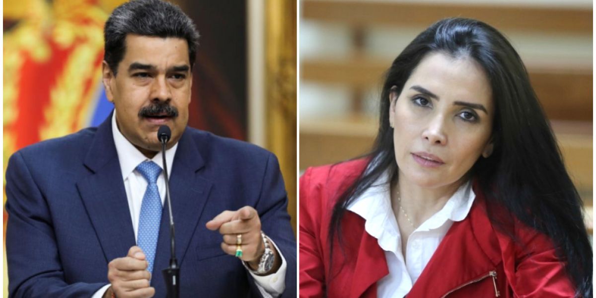 Presidente de Venezuela, Nicolás Maduro y Aida Merlano