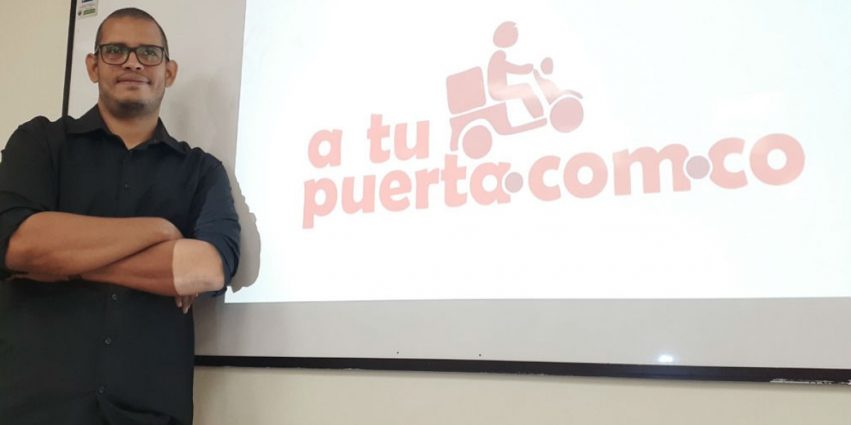 Cortesía. Dairo Henríquez Fontalvo, creador de la app 'A tu puerta'