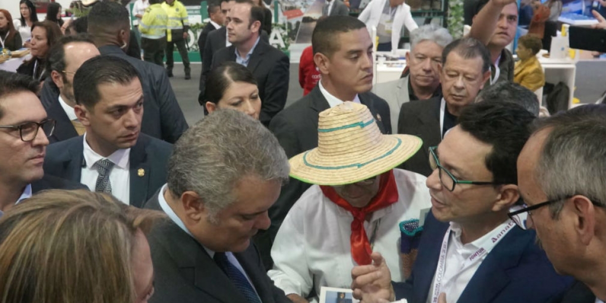 Diálogo entre el gobernador Caicedo y el presidente Duque.