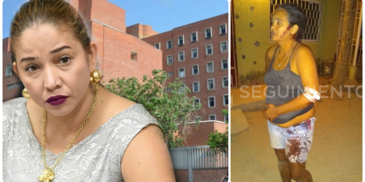 Seguimiento.co Norma Vera Salazar (izq), presidente de la Red de Mujeres del Magdalena, acompaña el caso de Beatriz Muñoz.