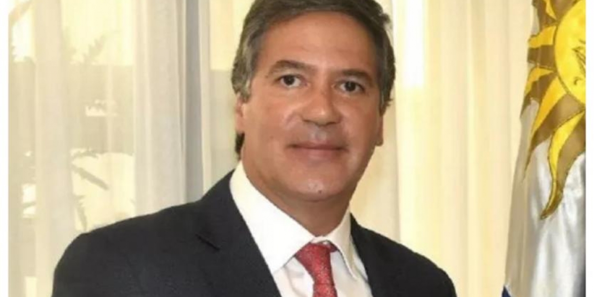 El embajador de Colombia en Uruguay, Fernando Sanclemente.