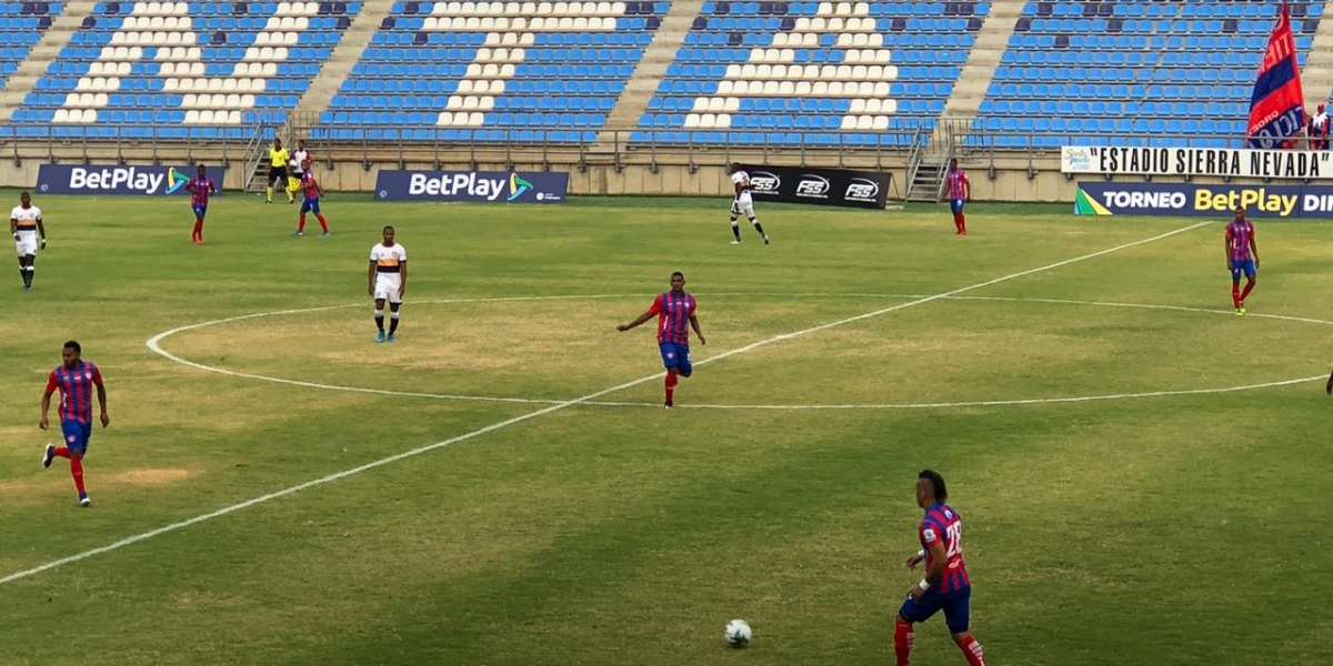Seguimiento.co El partido se jugó en el estadio Sierra Nevada de Santa Marta