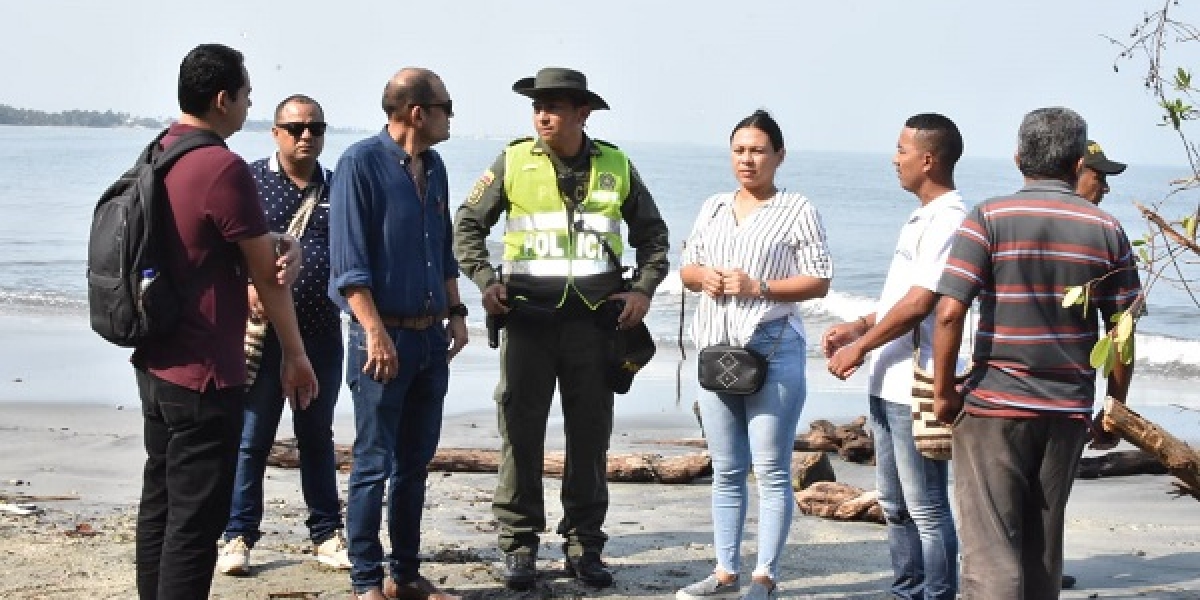 Un equipo interdisciplinario participó en la primera jornada de inspección en el sector de Costa Verde.