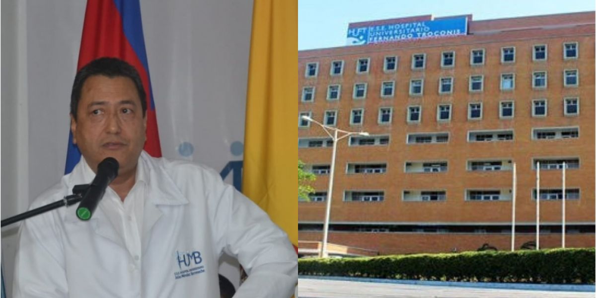 Tomas Díaz Granados, gerente del hospital Julio Méndez Barreneche.