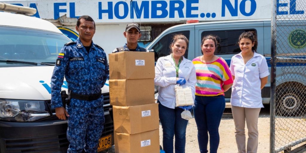 La primera entrega comenzó en la Cárcel Distrital Rodrigo de Bastidas.