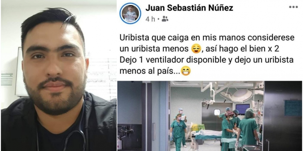 El joven publicó el post en su Facebook y luego cerró sus cuentas de redes.