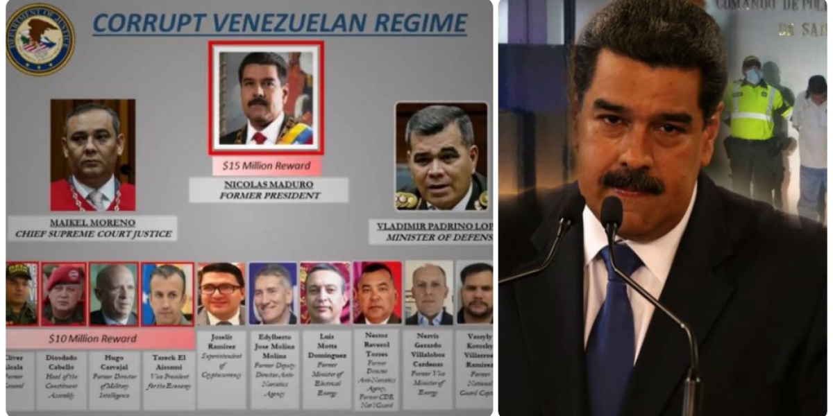 Nicolás Maduro es oficialmente declarado un régimen corrupto por Estados Unidos.