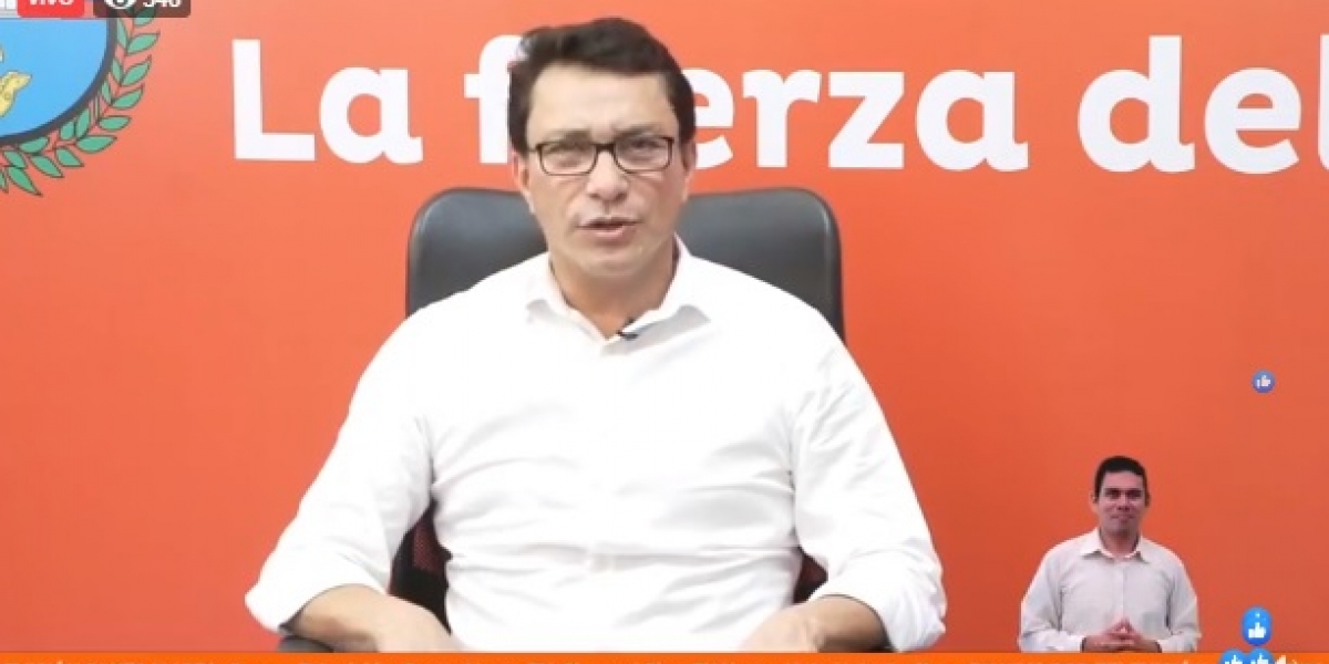 El anuncio lo hizo el gobernador Carlos Caicedo, en un video en vivo.