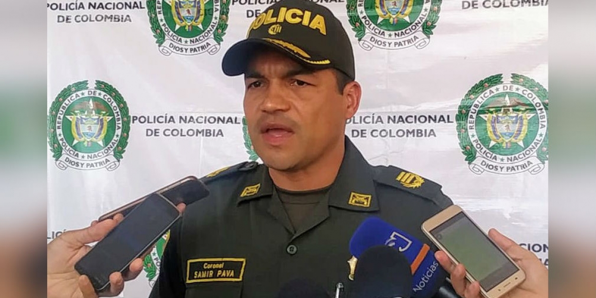 Policía Coronel Samir Pava Ávila.