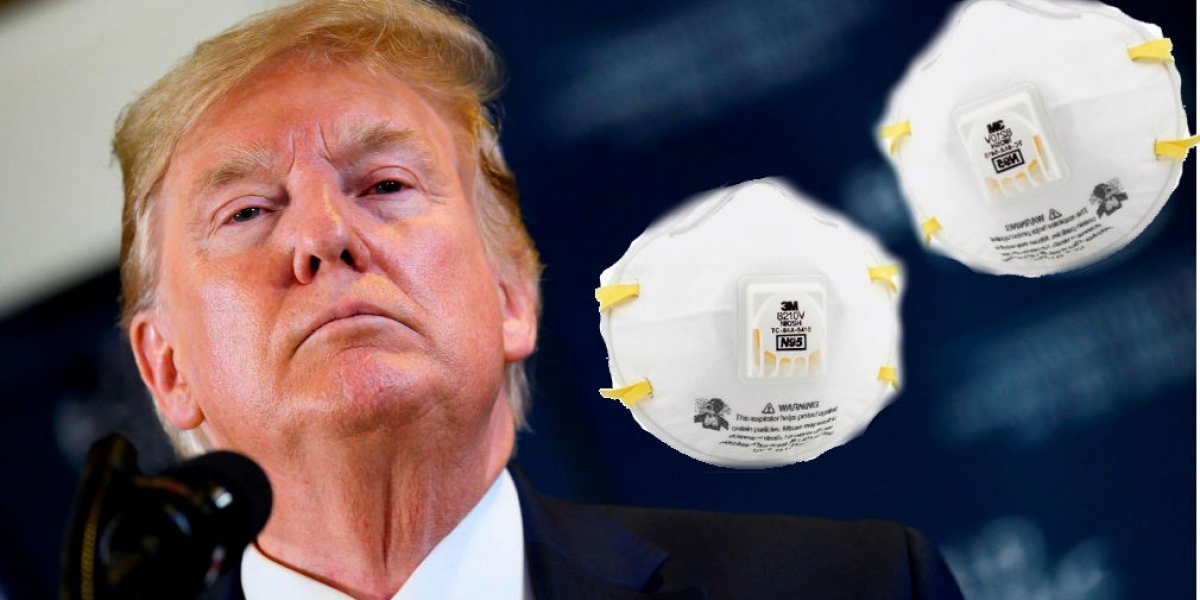 Donald Trump y los tapabocas N-95