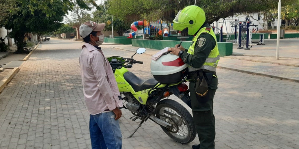 Imposición de comparendo en el Magdalena.