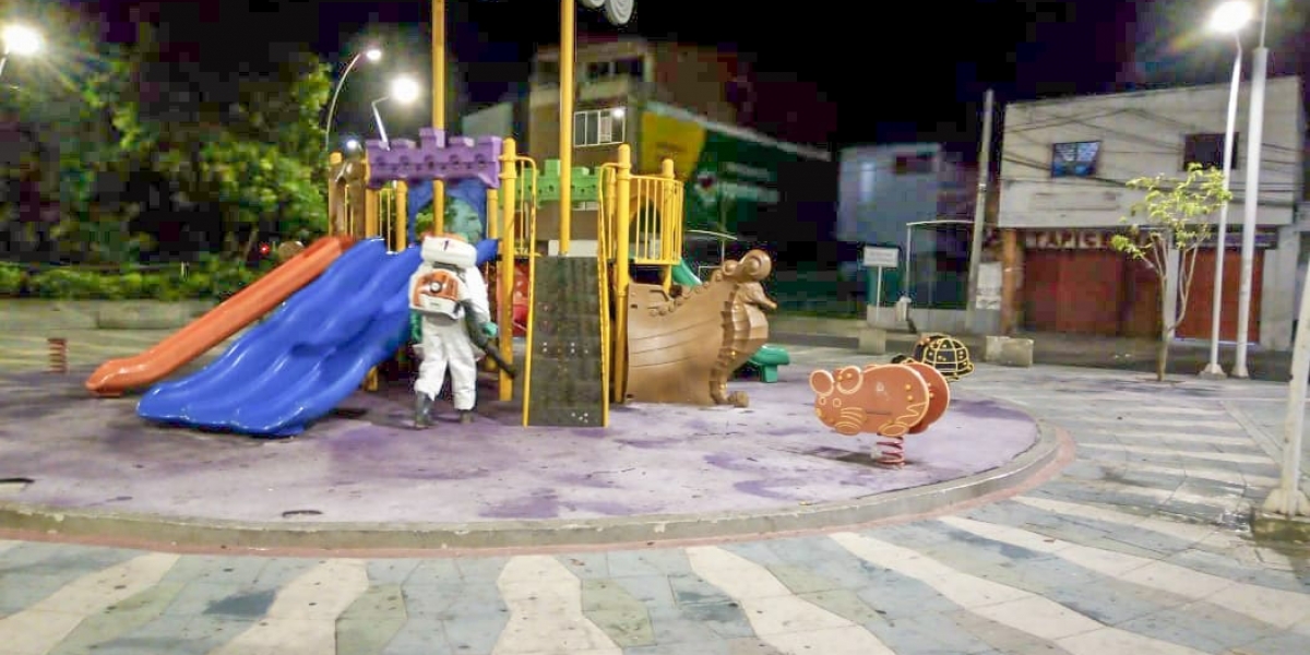 Los parques de la ciudad de Santa Marta también serán intervenidos.