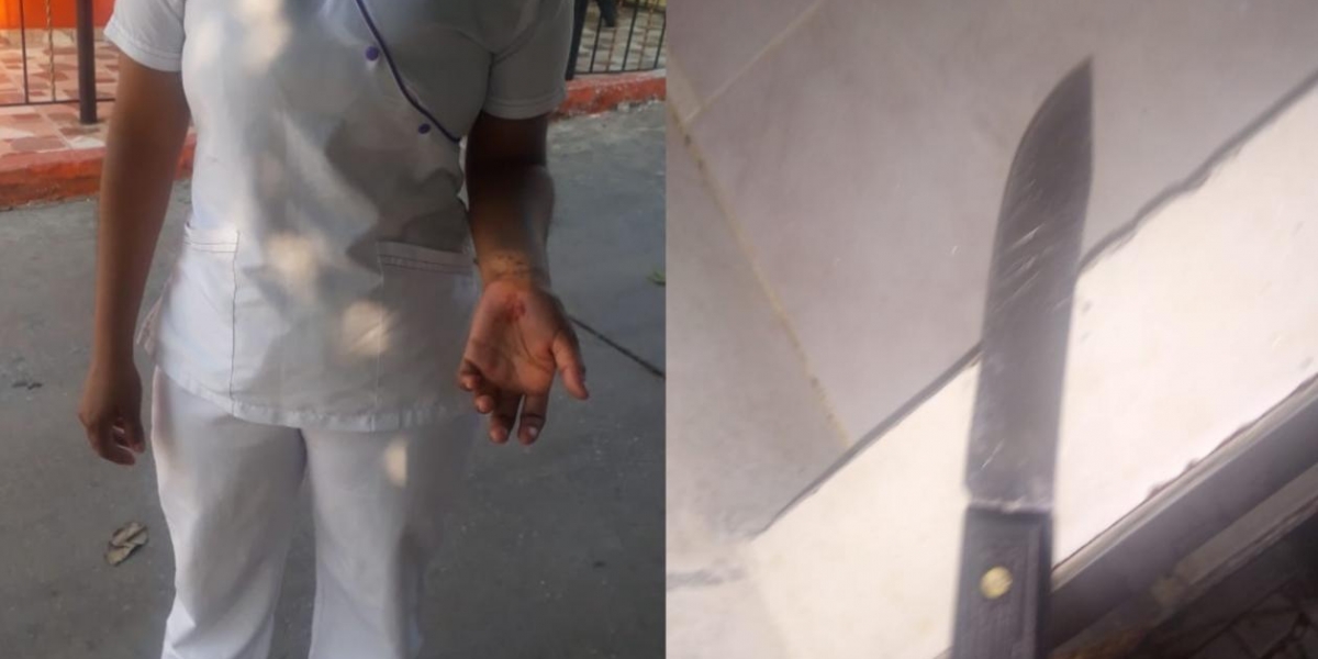 Zona Cero Auxiliar de enfermería agredida.