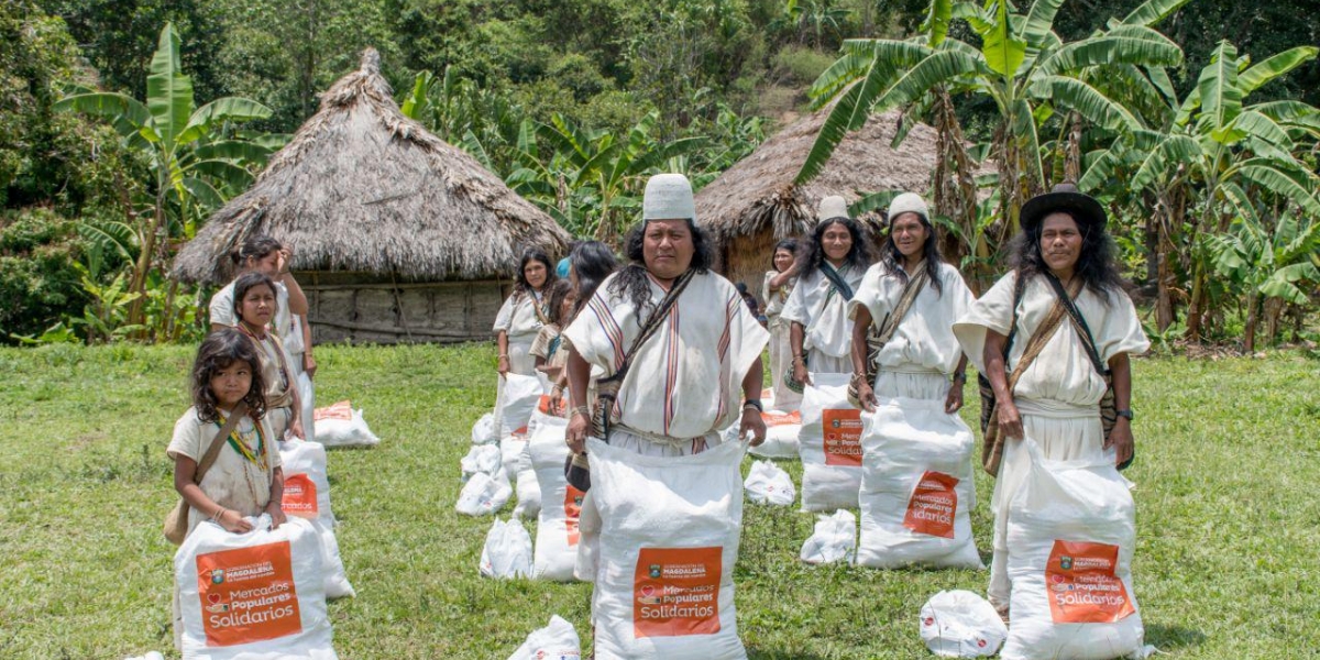 Gobernación del Magdalena Las ayudas benefician cerca de 3 mil 500 indígenas.