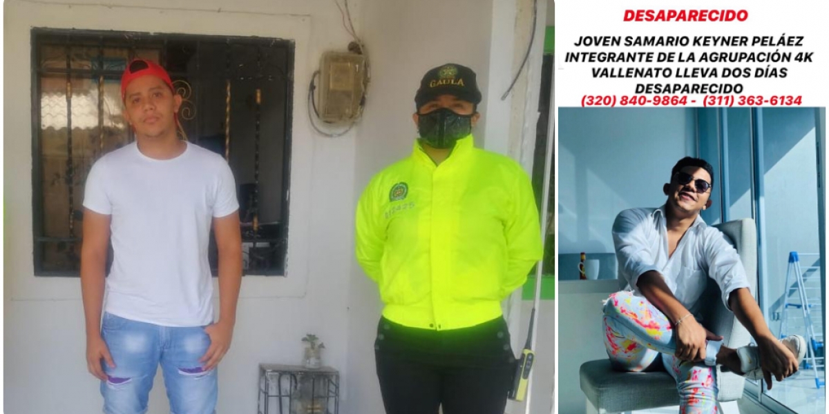 Las autoridades del Gaula verificaron que el joven ya había aparecido.