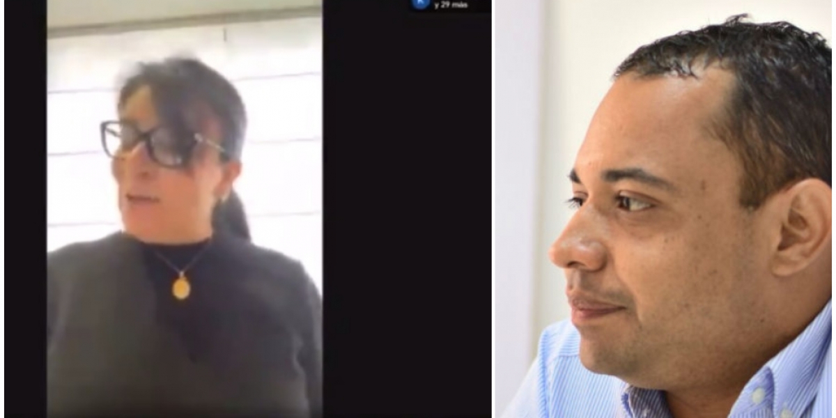 Archivo Carlos Mario Farelo (der), representante a la Cámara por el Magdalena.