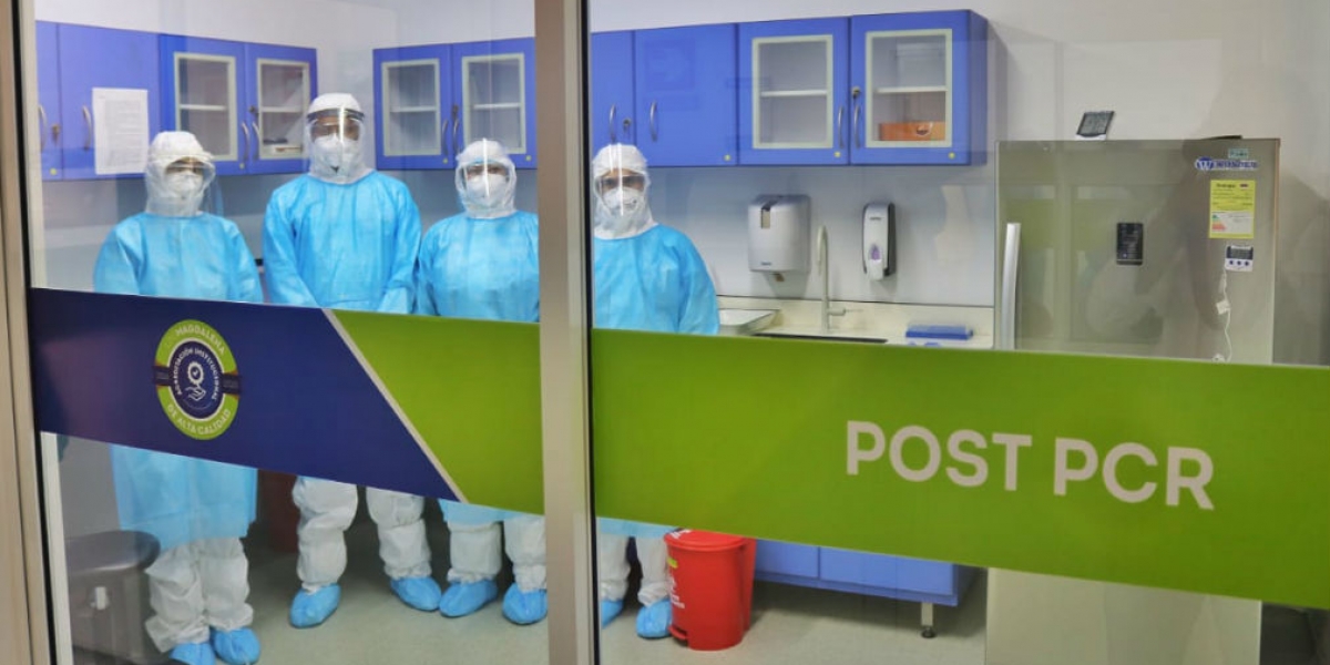 Equipo que procesará las muestras en el laboratorio de la Alma Máter.