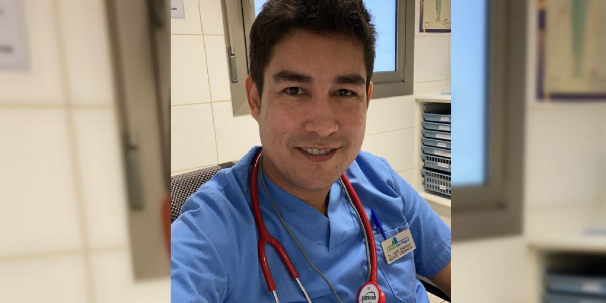 cortesía. José Alexander Caballero, medico egresado de la UCC, campus Santa Marta..