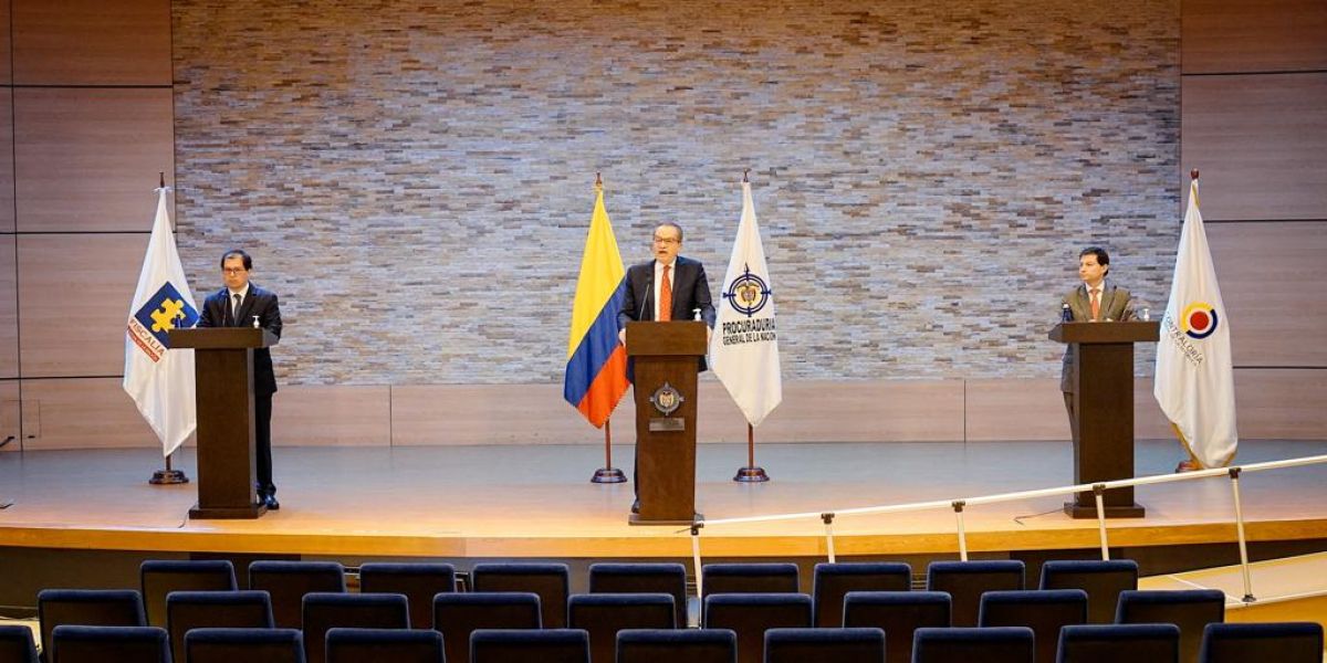 Archivo Rueda de prensa conjunta de los entes de control e investigación.