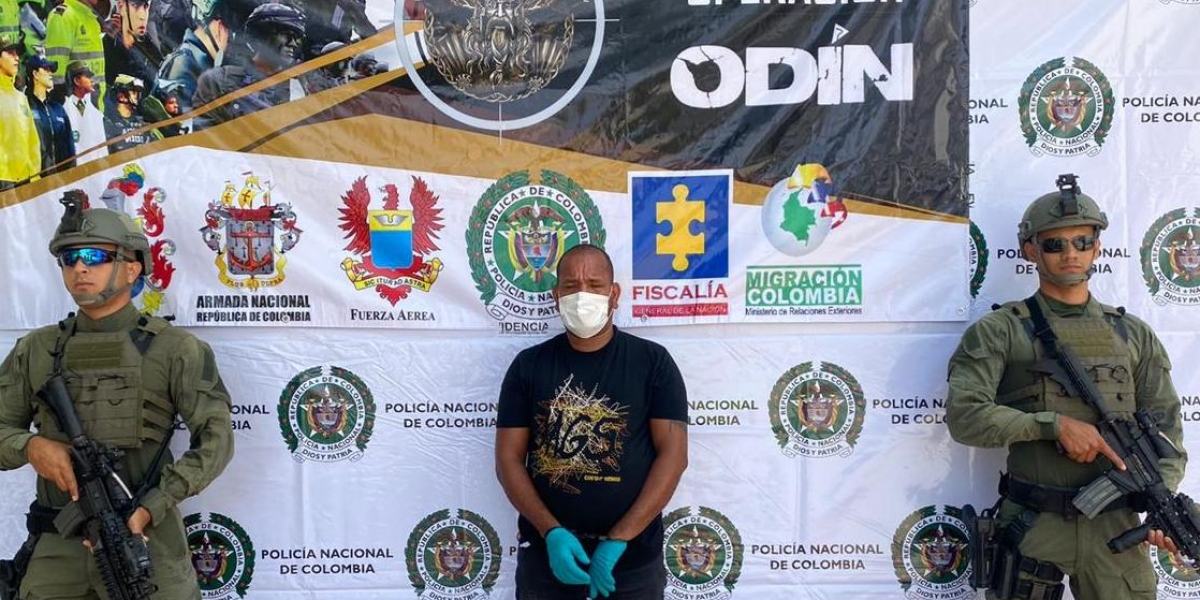 Alias Kevin o El Gordo, detenido por las autoridades de Policía.