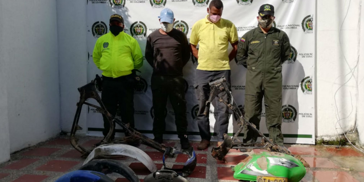 Policía del Magdalena Capturados por receptación.